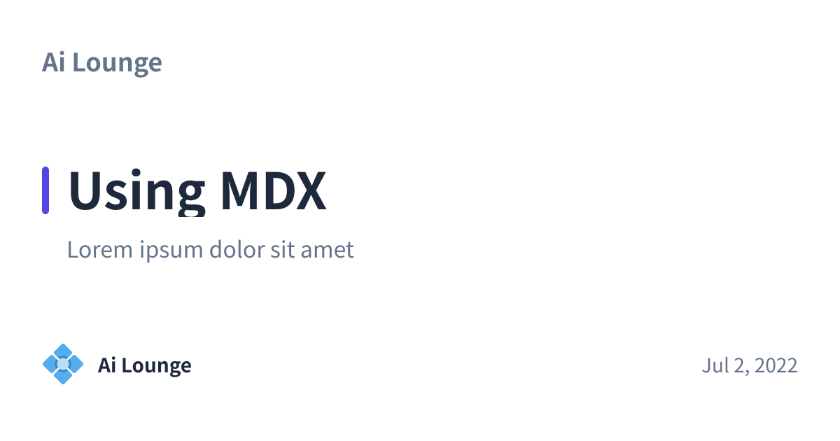 Share preview for Using MDX